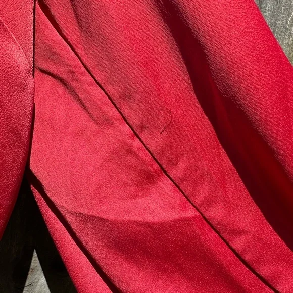 Eloquii Rust Red Mock Wrap Body Suit - Picture 5 of 9